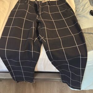 Target Women's Black Checkered Trousers